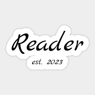 Reader est. 2023 Sticker